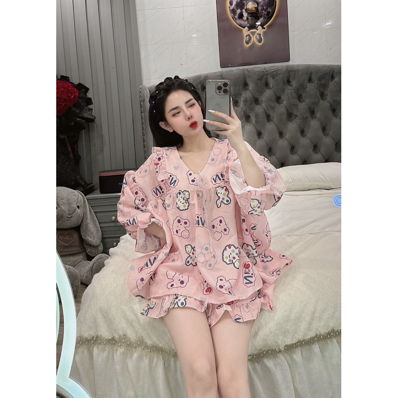 SET BỘ BABYDOLL HOẠT HÌNH CƯNG