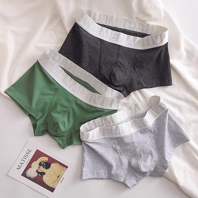 QUẦN LÓT NAM Dạng Boxer Chuẩn Basic Thun Cotton Mịn