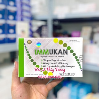 Viên uống tăng cường sức khỏe, nâng cao sức đề kháng IMMUKAN - hộp 30 viên