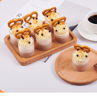 50 cốc mica tròn 70ml (mã LC86) đựng bánh mousse, pudding