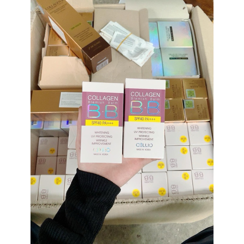 kem nền bb collagen tím