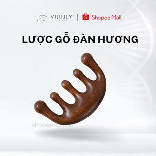 Lược Gỗ Đàn Hương Massage Da Đầu - Lược Mát Xa Da Đầu, Vai Cổ Chống Rụng Tóc