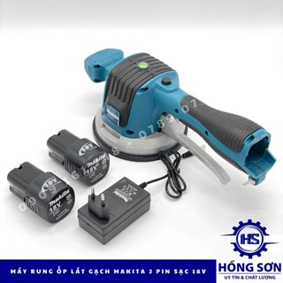 Máy Rung Hít Gạch Máy Ốp Lát Gạch MKT 2 Chức Năng Đầm Rung+Hít Gạch - 6 Cấp Độ Rung - Bảo hành 6 tháng
