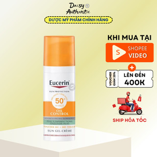 Kem Chống Nắng Eucerin Sun Gel-Creme Oil Control Dry Touch SPF 50+ - Kiểm Soát NhờN