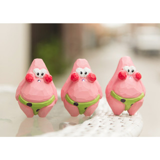 Tượng khắc gỗ thủ công handmade Patrick Star
