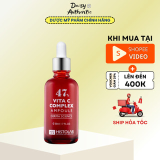 Serum histolab vitamin c complex ampoule 47% 50ml - tinh chất dưỡng trắng da