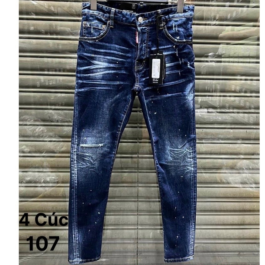 Quần jean nam dài rách xước phối hoạ tiết cao cấp mẫu mới thời trang trẻ trung sang trọng X-MEN_SHOPP