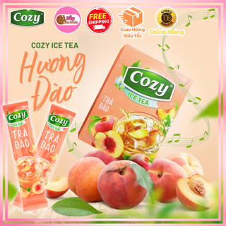 Trà đào cozy hòa tan ice tea