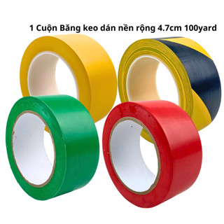 1 Cuộn băng keo dán nền nhiều màu, băng dính dán sàn rộng 4.7cm, dài 33 mét - Tân An An