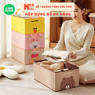 Hộp khay đựng đồ quần áo line friends đa năng tiện lợi gọn gàng nhanieu
