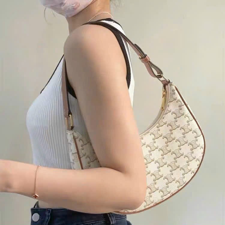 Túi kẹp nách CL tặng kèm ví siêu xinh full box đủ màu size 23cm