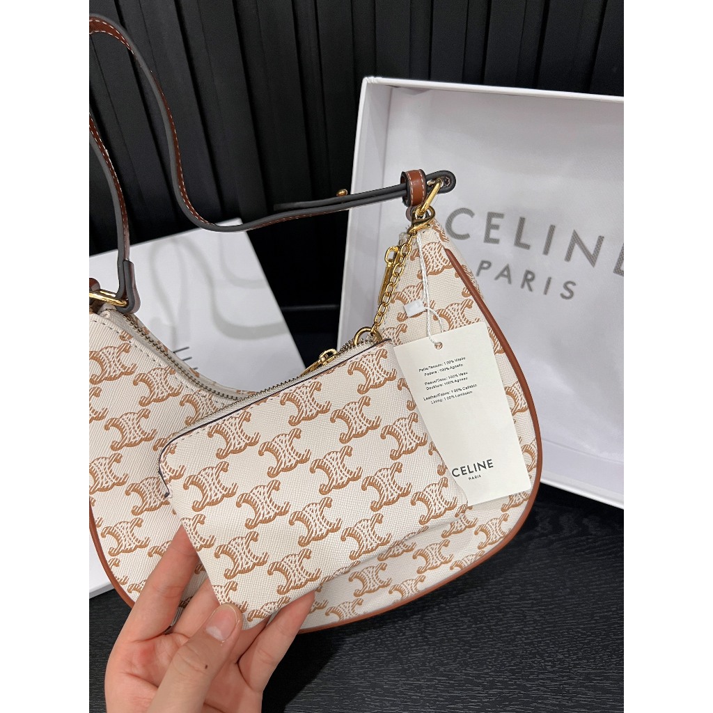 Túi kẹp nách CL tặng kèm ví siêu xinh full box đủ màu size 23cm