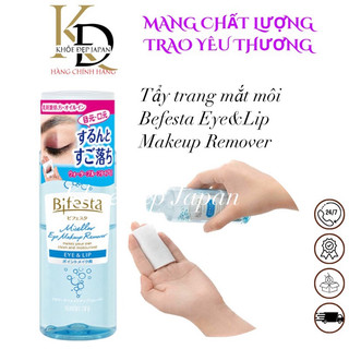 Tẩy Trang mắt môi Mandom bifesta 145ml Nhật Bản