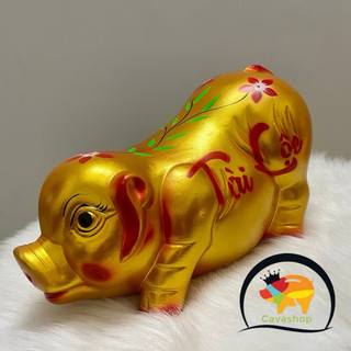Heo Đất Tiết Kiệm Tài Lộc Vàng Dáng Dài
