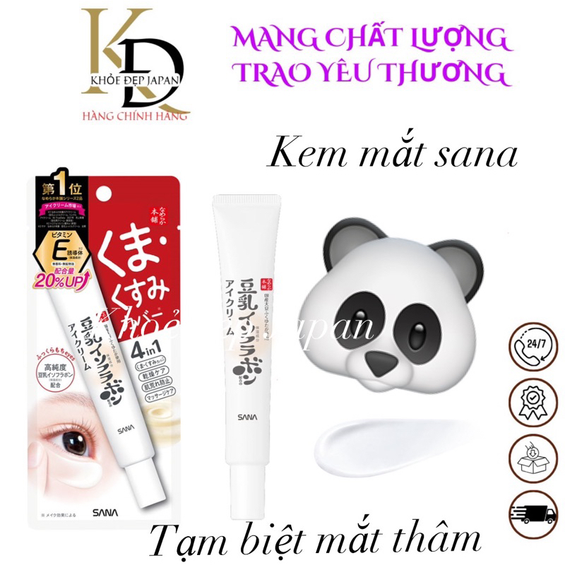 Kem mắt SANA 3IN1