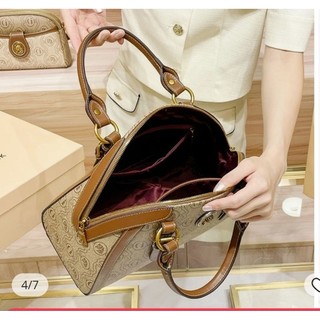 Túi vân da canvas công sở sang trọng  ( size  35)
