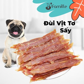 [MAX NGON]Treat Thưởng Huấn Luyện JFamille, Đùi Vịt Tơ Sấy Khô, Đồ Ăn Cho Thú Cưng Cung Cấp Protein. Gói 100gr - JF25