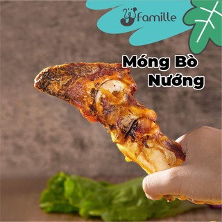 [HOT SNACK]Xương Gặm Mài Răng JFamille, Bổ Sung Collagen & Canxi, Móng Bò Nướng Giòn, Chống Cắn Phá. JF98