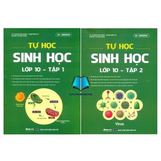 Sách - combo tự học sinh học lớp 10 - tập 1 + 2