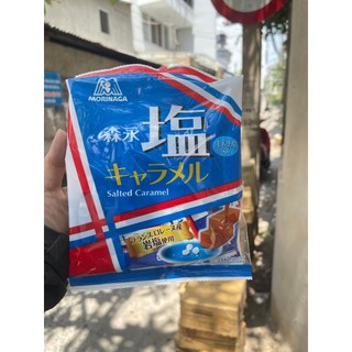Kẹo caramel muối Morinaga nội địa Nhật 92G