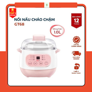 Nồi Nấu Cháo Chậm Cho Bé Ăn Dặm SEKA, Nồi Chưng Yến Hấp Cách Thuỷ Cao Cấp- Chính Hãng
