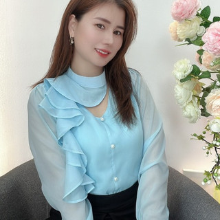 AN32 - ÁO KIỂU CÔNG SỞ BÈO 1 BÊN