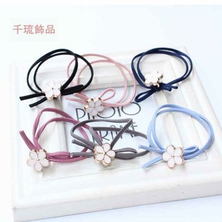 Dây cột tóc, buộc tóc nữ co giãn hình hoa mai dễ thương PK095