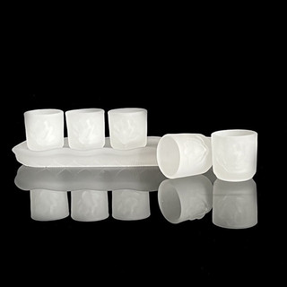 Bộ thờ cúng áng 5 lưu ly trắng - đồ thờ cát tường