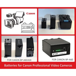 Pin dung lượng cao dùng cho máy quay phim chuyên nghiệp CANON: Batteries FOR CANON BP-A60/ BP-975/ CANNON BP-190
