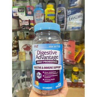 Kẹo dẻo hỗ trợ hệ tiêu hóa Schiff Digestive Advantage Probiotic - loại 120 viên hàng Mỹ