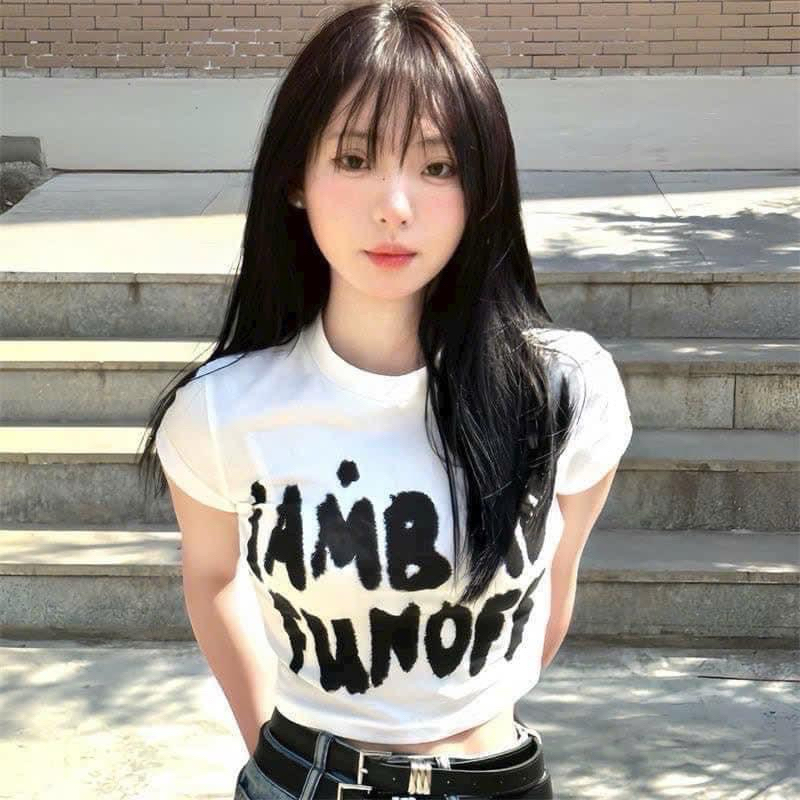 [ Rẻ vô địch ] Áo thun croptop chất bozip IAMB