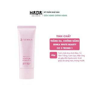 Serum Dưỡng Trắng Da Senka Kết Cấu CC White Beauty CC Serum 40g