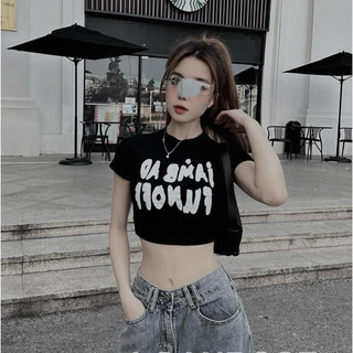[ Rẻ vô địch ] Áo thun croptop chất bozip IAMB