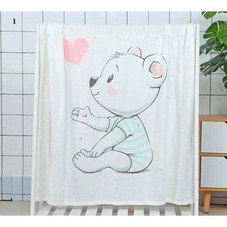 Chăn lụa 4 lớp MANNY mềm mại và mỏng nhẹ cho bé