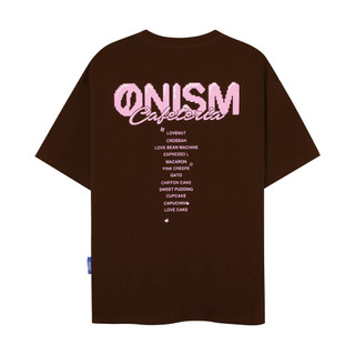 [Onism x Diệp Lê] Áo thun unisex Cafeteria màu nâu choco - Basic tee Onism