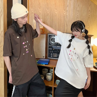 [Onism x Diệp Lê] Áo thun unisex Cafeteria màu nâu choco - Basic tee Onism