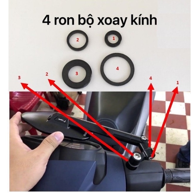 Chế xoay chân kính 360 độ
