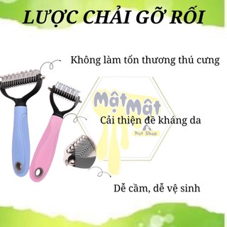 Lược chải gỡ rối lông cho chó mèo