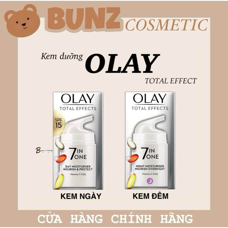 Kem dưỡng Olay 7 in 1 bản UK ban ngày và ban đêm