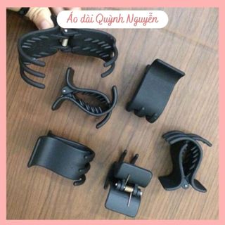 kẹp tóc 3 răng màu ngâu nhiên