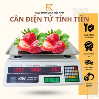 Cân điện tử tính giá Bosingwa, cân Tiếng Việt, chính xác đến 2g, tối đa đến 40kg