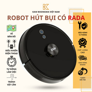Robot Hút Bụi Lau Nhà Bosingwa-Kaw Tích Hợp Radar J100, Làm Sạch Phòng Khách, Phòng Ngủ,... Dễ Dàng, Nhanh Chóng