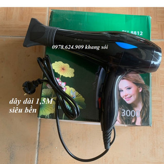 Máy sấy tóc ph8812 2 chiều công suất 3000w, bảo hành 12 tháng