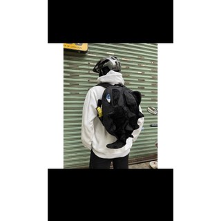 Balo khủng long nhung cute đựng vừa nón fullface mũ cả đầu