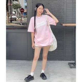 [Onism x Diệp Lê] Áo thun unisex Basic Onism garment new color Hồng baby - Basic tee ONISM