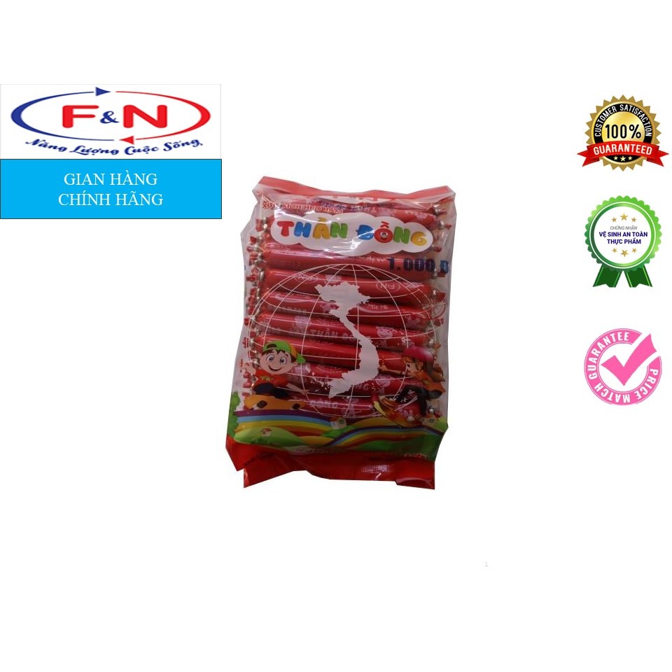 Xúc Xích Heo Hầm Đậu Hà Lan TĐ túi 13g x 50cây