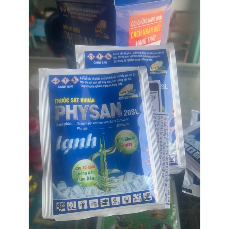 thuốc sát khuẩn PHYSAN lạnh 20sl lúa vàng