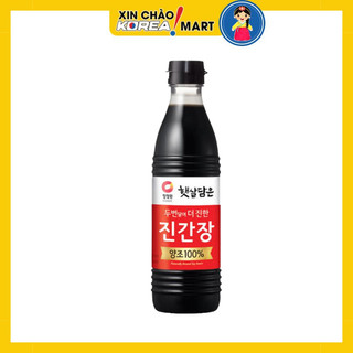 두번달여 더진한 진간장 500ml - nước tương chungjungone 500ml