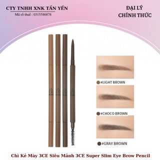 Chì kẻ mày 3ce super slim eye brow pencil