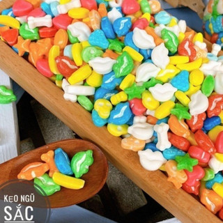 1 KG- Kẹo trái cây ngũ sắc mix vị